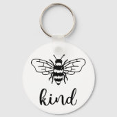 Bee Kind Black Sleutelhanger (Voorkant)