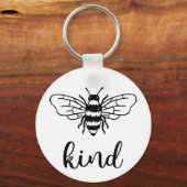 Bee Kind Black Sleutelhanger (Voorkant)