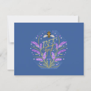 Bee Kind Bloemendesign - Motiverend Bericht Briefkaart