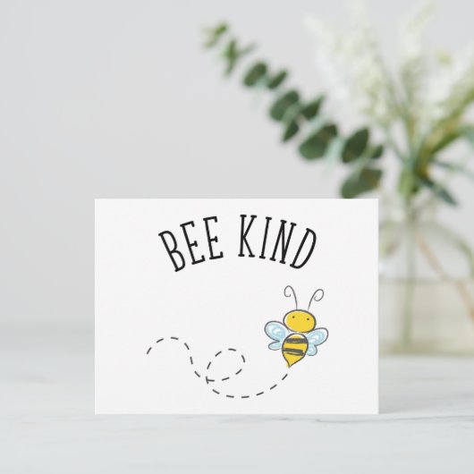 Bee Kind Briefkaart (Staand voorkant)