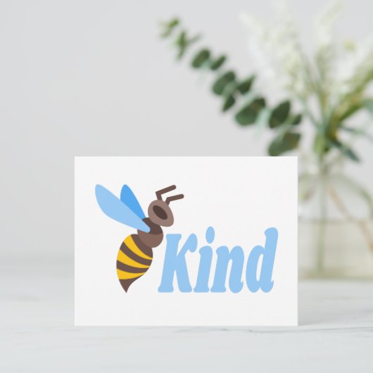 Bee Kind Briefkaart (Staand voorkant)