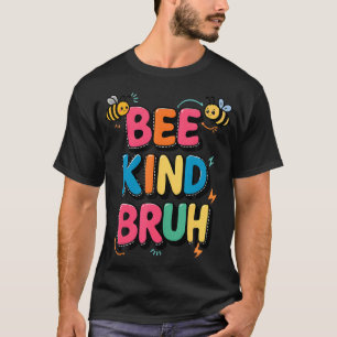 Bee Kind Bumble Bee Vriendelijkheid Meisjes Kinder T-shirt