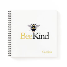 Bee Kind Bumblebee Geel Zwart Journaal Notitieboek