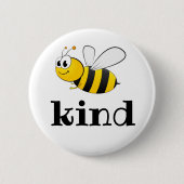 Bee Kind Button Badge (Voorkant)