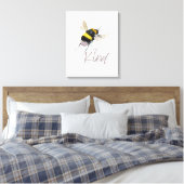 Bee Kind Canvas Afdruk (Insitu (Slaapkamer))