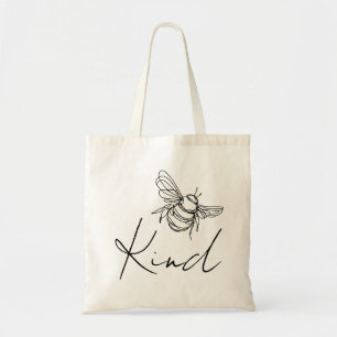 "Bee Kind" Canvas tas Bevorder vriendelijkheid