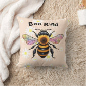 Bee Kind  Cushion Kussen (Deken)