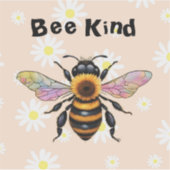 Bee Kind cut vinyl sticker (Voorkant)