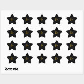 Bee Kind | Cute Bee Lover Gift | Gift voor bijenho Ster Sticker (Vel)