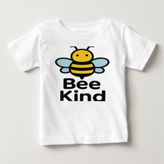 Bee Kind Cute Bee T-Shirt | Positieve Quote Grafis (Voorkant)