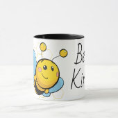 Bee Kind Cute Pinback Button Mok (Midden)