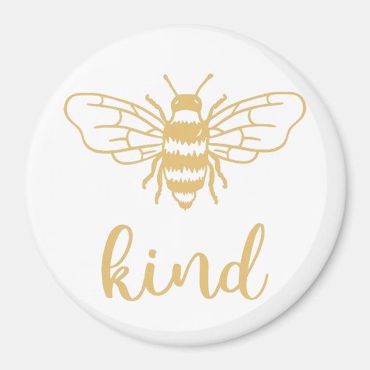 Bee Kind Gold Magneet (Voorkant)