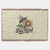 Bee Kind Gooi Deken (Voorkant)