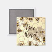 Bee Kind Hommels & Honingraat Magneet (Voorkant / Achterkant)