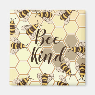 Bee Kind Hommels & Honingraat Magneet