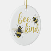 Bee Kind Keramisch Ornament (Rechts)