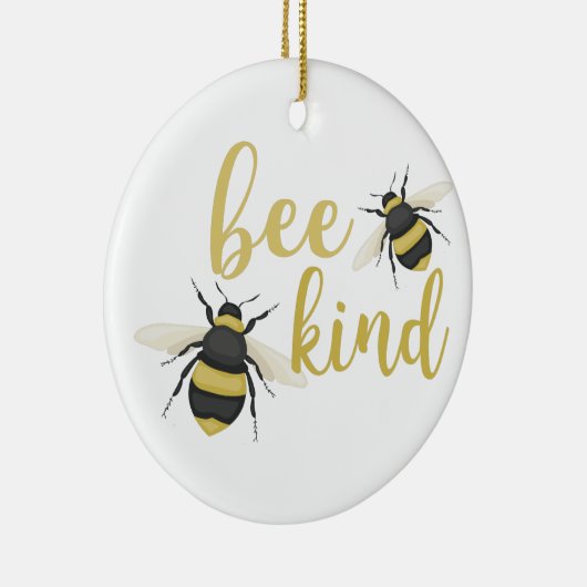 Bee Kind Keramisch Ornament (Rechts)