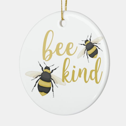 Bee Kind Keramisch Ornament (Links)