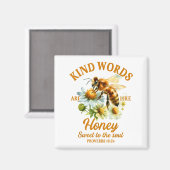 Bee Kind Kindness Motivational Kind Words Are Like Magneet (Voorkant / Achterkant)
