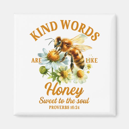 Bee Kind Kindness Motivational Kind Words Are Like Magneet (Voorkant)