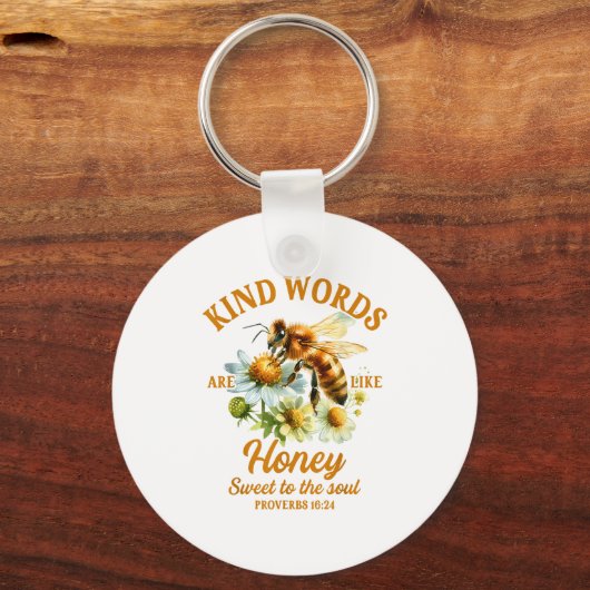 Bee Kind Kindness Motivational Kind Words Are Like Sleutelhanger (Voorkant)