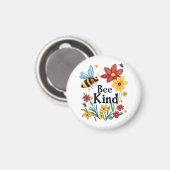 Bee Kind koelkast Magneet (Voorkant / Achterkant)