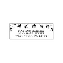 Bee Kind Leuke Bijenkorf Retouradres Stempel