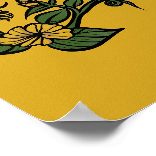 Bee Kind Poster (Hoek)