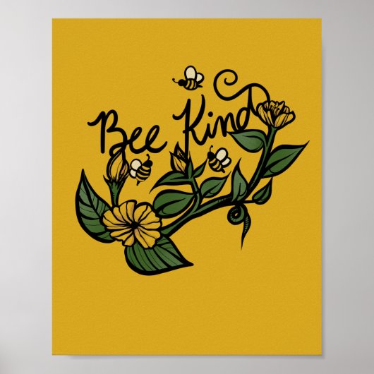 Bee Kind Poster (Voorkant)