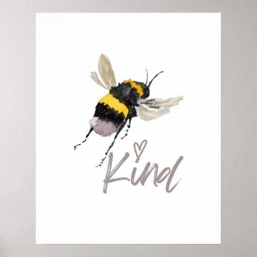 Bee Kind Poster (Voorkant)