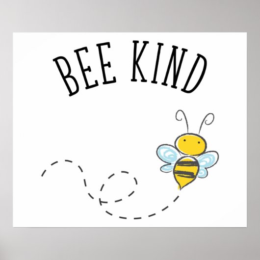 Bee Kind Poster (Voorkant)