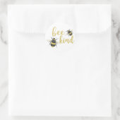 Bee Kind Ronde Sticker (Tas)