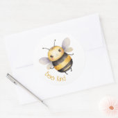 Bee Kind Ronde Sticker