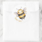 Bee Kind Ronde Sticker