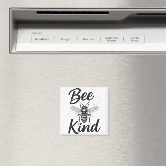 Bee Kind Sitive Quote Cute Funny Design For Kids  Magneet (Insitu (Vaatwasser))