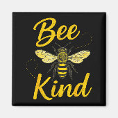 Bee Kind Sitive Quote Cute Funny Design For Kids Magneet (Voorkant)