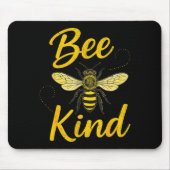 Bee Kind Sitive Quote Cute Funny Design For Kids  Muismat (Voorkant)