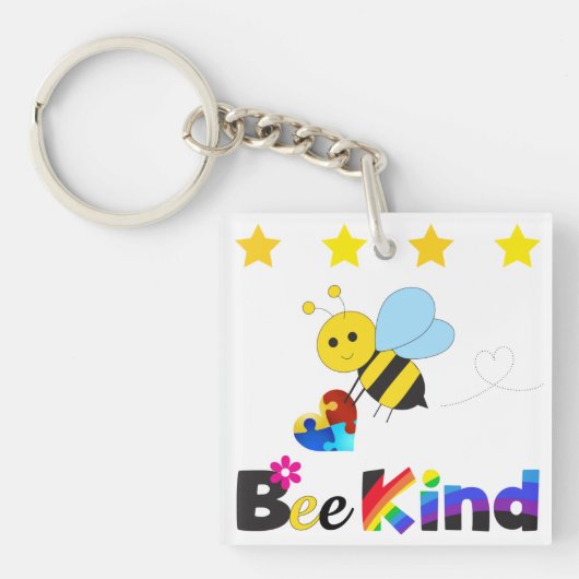 Bee Kind Sleutelhanger (Voorkant)