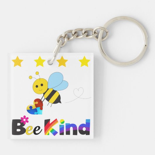 Bee Kind Sleutelhanger (Achterkant)