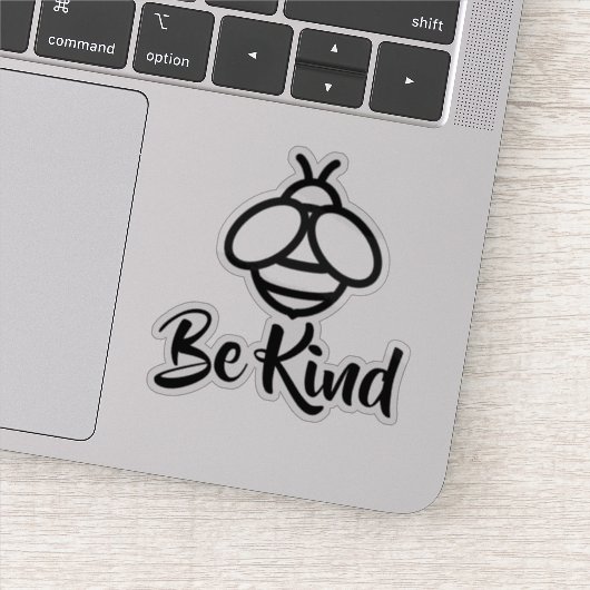 Bee Kind | soort | Wees aardig | liefde | Sticker  (Detail)
