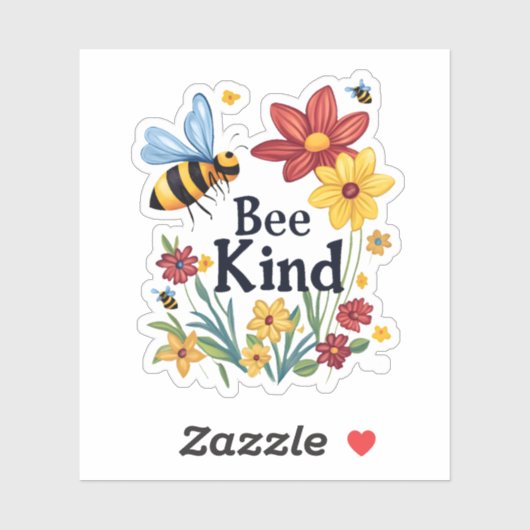 Bee Kind Sticker (Vel)