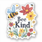 Bee Kind Sticker (Voorkant)