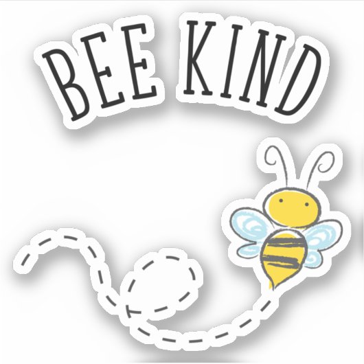 Bee Kind Sticker (Voorkant)
