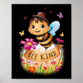 Bee Kind Sticker 2 Poster (Voorkant)