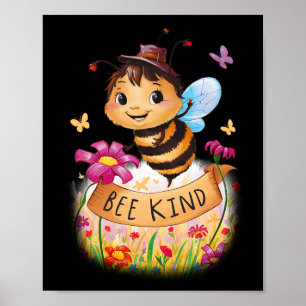 Bee Kind Sticker 2 Poster