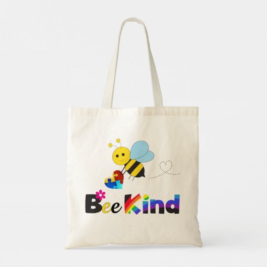 Bee Kind Tote Bag (Achterkant)