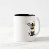 Bee Kind Tweekleurige Koffiemok (Voorkant rechts)
