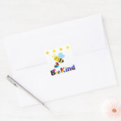 Bee Kind Vierkante Sticker (Envelop)