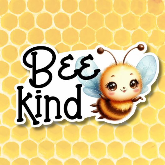 Bee Kind Waterdicht Sticker