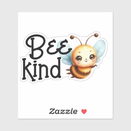 Bee Kind Waterdicht Sticker (Vel)